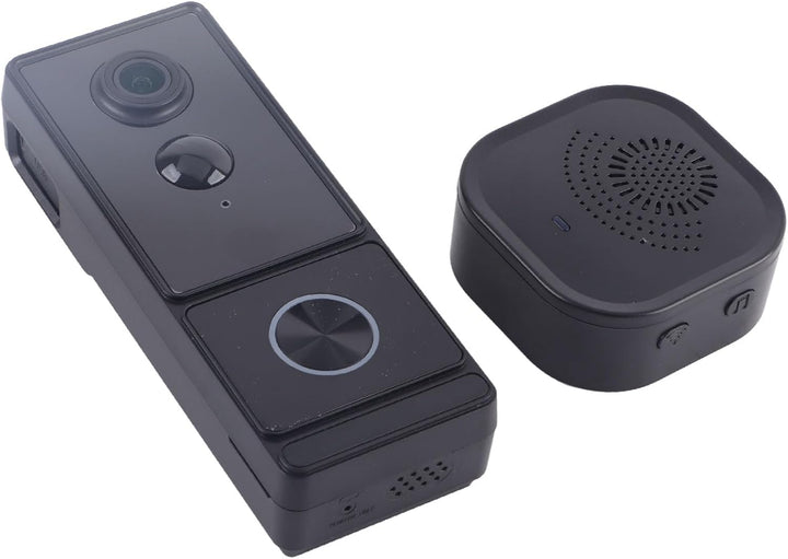 1080P Smart Video-Türklingel, 5G WiFi Zwei-Wege-WLAN-Türklingelkamera, Lange Akkulaufzeit, PIR-Erken
