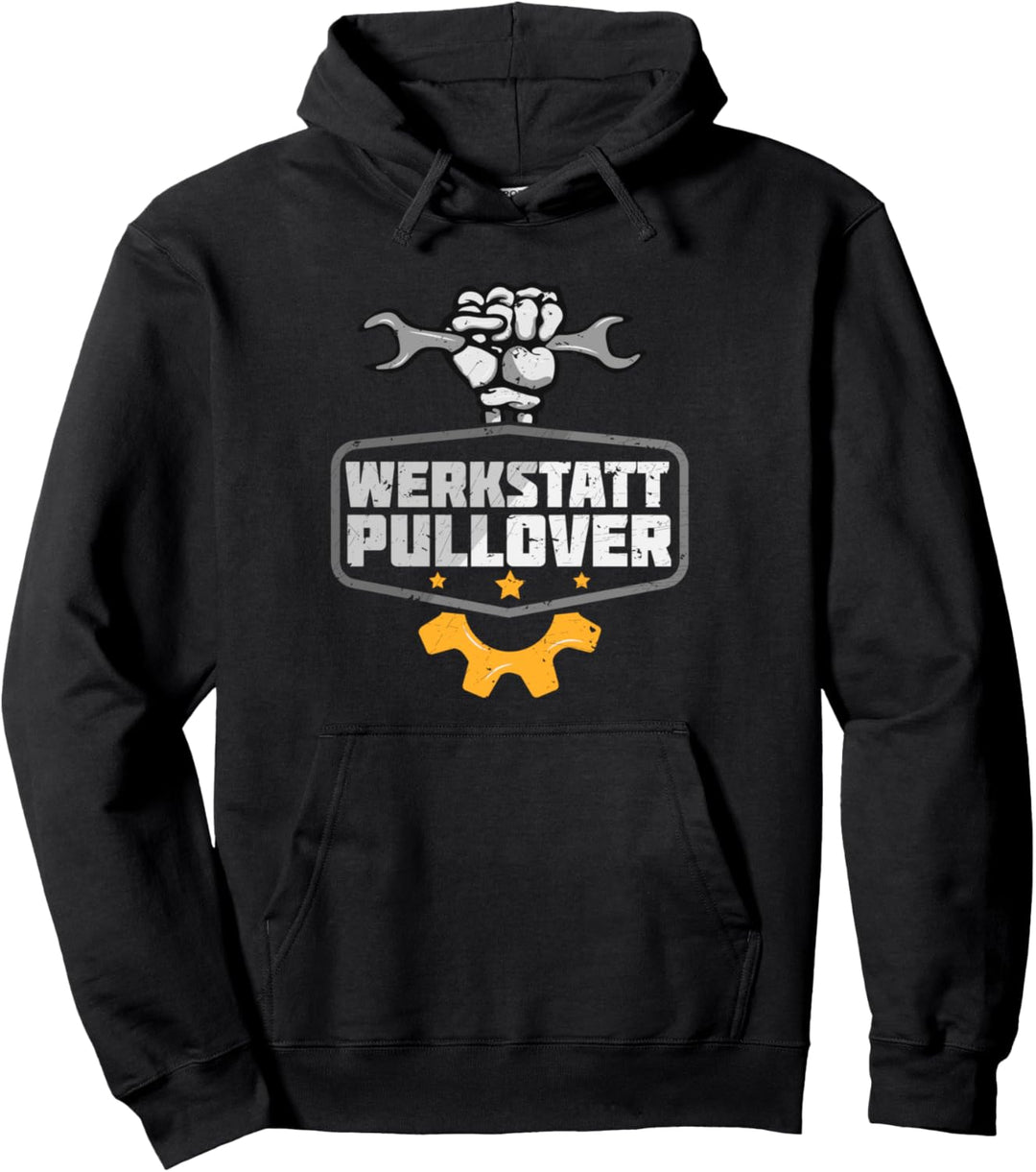 Werkstatt Pullover, KFZ Auto Mechaniker, Werkzeug Skelett Pullover Hoodie