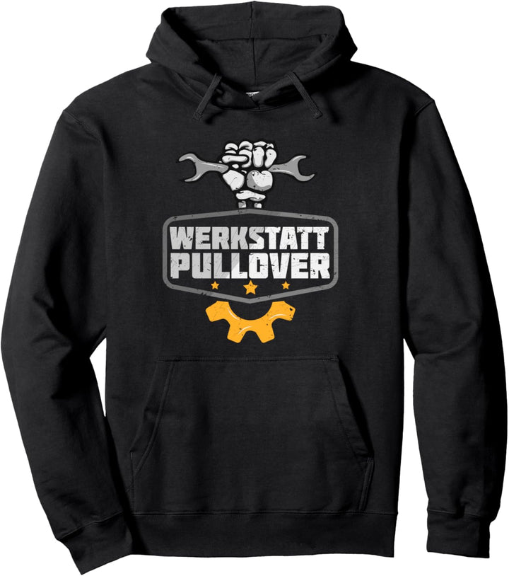 Werkstatt Pullover, KFZ Auto Mechaniker, Werkzeug Skelett Pullover Hoodie