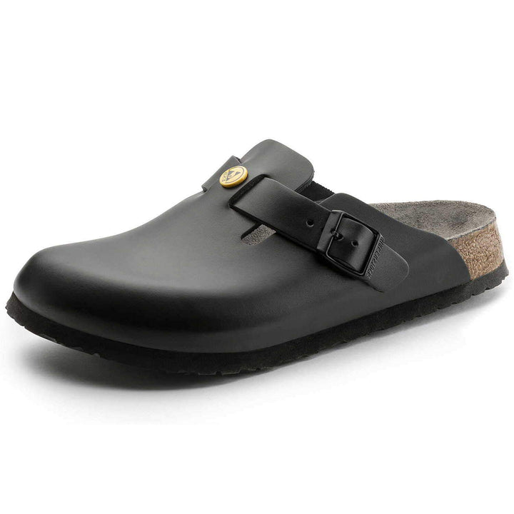 BIRKENSTOCK Herren Clogs Boston ESD, Schwarz