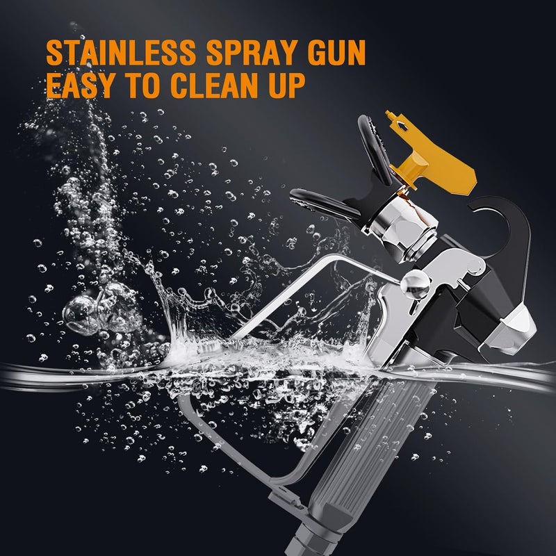 MAXXT Airless Farbspritzgerät, Max. Durchfluss: 1,6 L/min, 226 bar, Lacke & Lasuren, Inkl. 7,5 m Sch