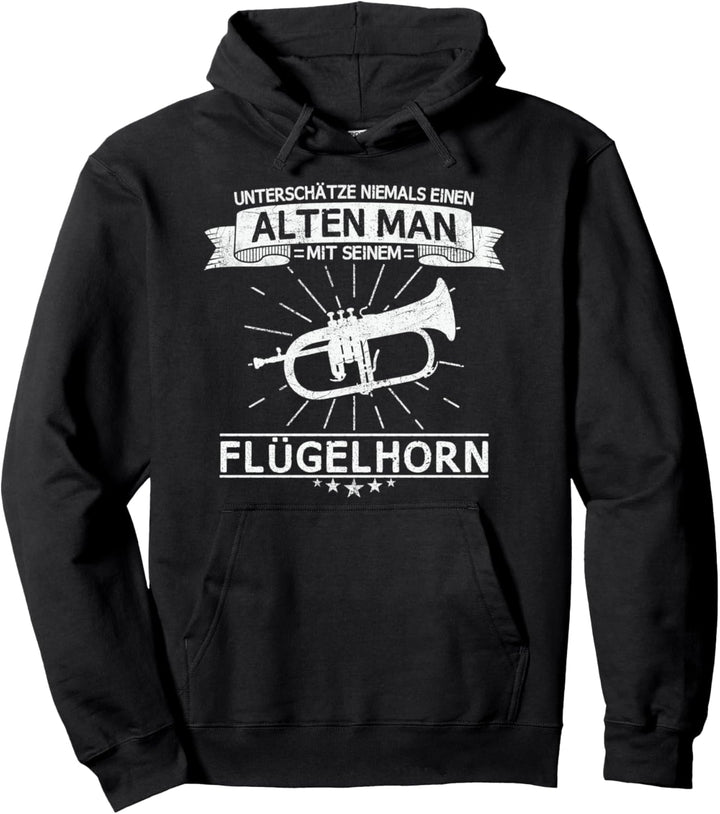 Flügelhorn Horn Hornist Musik Instrument Spruch Geschenkidee Pullover Hoodie