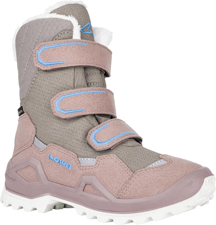 LOWA Stiefel hoch MILO EVO GTX HI JR 25 EU Grau Rose, 25 EU Grau Rose