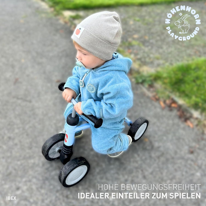 Höhenhorn Ibex Baby Fleece Overall Winter Herbst Strampler Kleinkind mit Kapuze, Grün