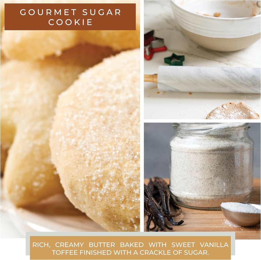 A Cheerful Giver Gourmet Sugar Cookies Jar Candle, 24-Ounce 24oz, 24oz