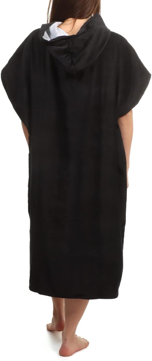 Roxy Stay Magical – Surfponcho für Damen ERJAA03828 Einheitsgrösse Anthracite, Einheitsgrösse Anthra