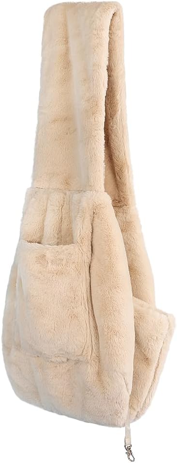 SIQITECH Hundetasche Plüsch Tragetasche Winter Warm Hundetragetasche Gemütliche Katzentasche Atmungs