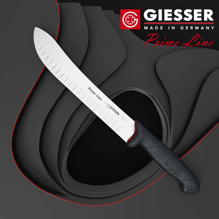 Giesser seit 1776 - Made in Germany - Zuschneidemesser rutschfest PrimeLine, 24 cm Klinge mit Kulle,