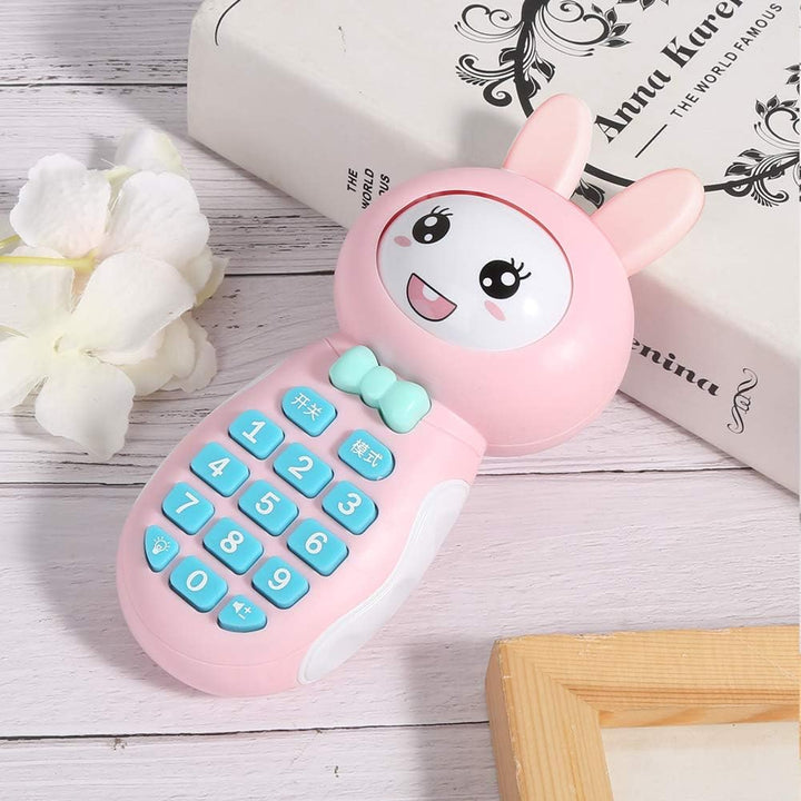 Zerodis Multifunktionales Baby-Musikspielzeug, Cartoon Kid Handy Elektronisches Telefon Spielzeug Mu