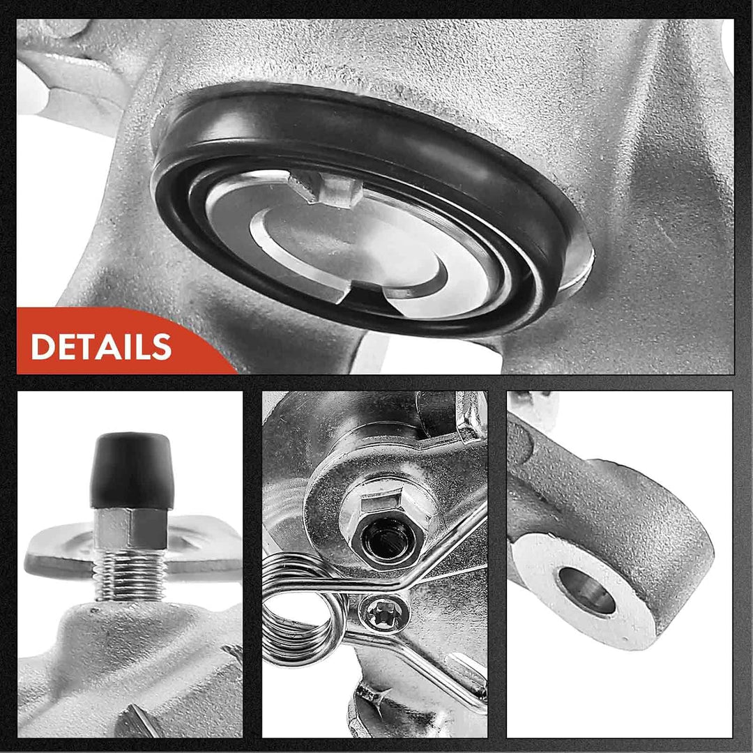 Frankberg Bremssattel Bremszange Hinten Links Kompatibel mit A3 8P1 1.2L-2.0L 2003-2012 A3 Sportback