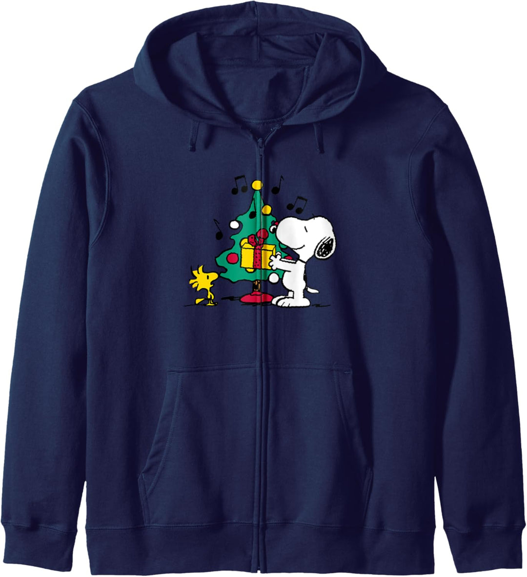 Peanuts Snoopy Woodstock Feiertags-Baum Kapuzenjacke