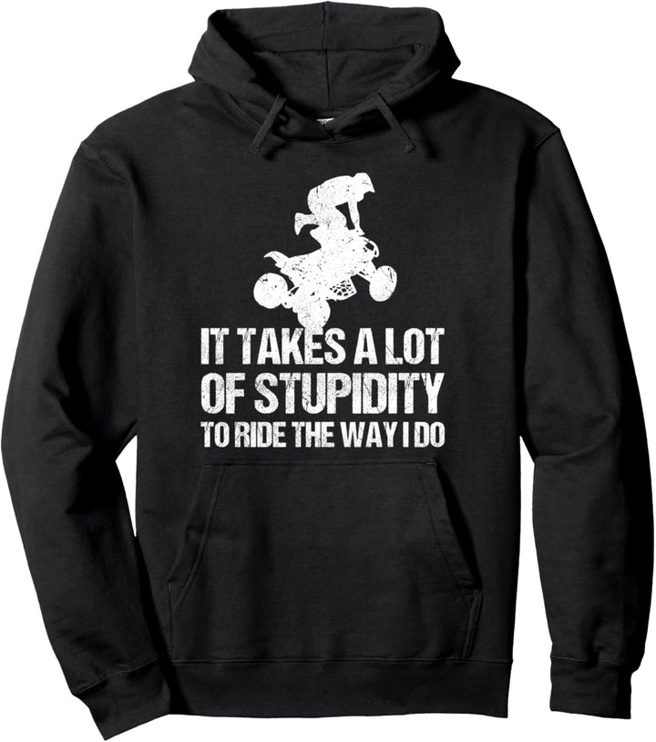 Quadfahrer Atv Motorsport - Allrad Actionbike Quad Bike Pullover Hoodie