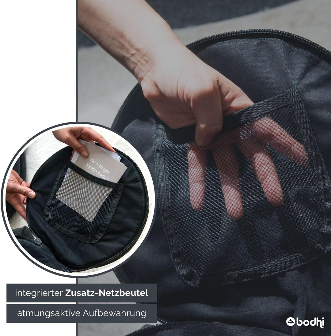 Bodhi Gepolsterte Tasche für Kristallklangschale Ø 30,5 cm | Extra Dicke Tragetasche für Quarzklangs