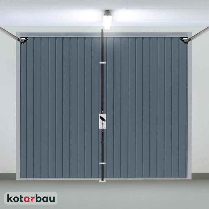 KOTARBAU® Garagenschloss 60 mm Stahl Set Garagentorschloss Torschloss Profilzylinder für Schwingtore
