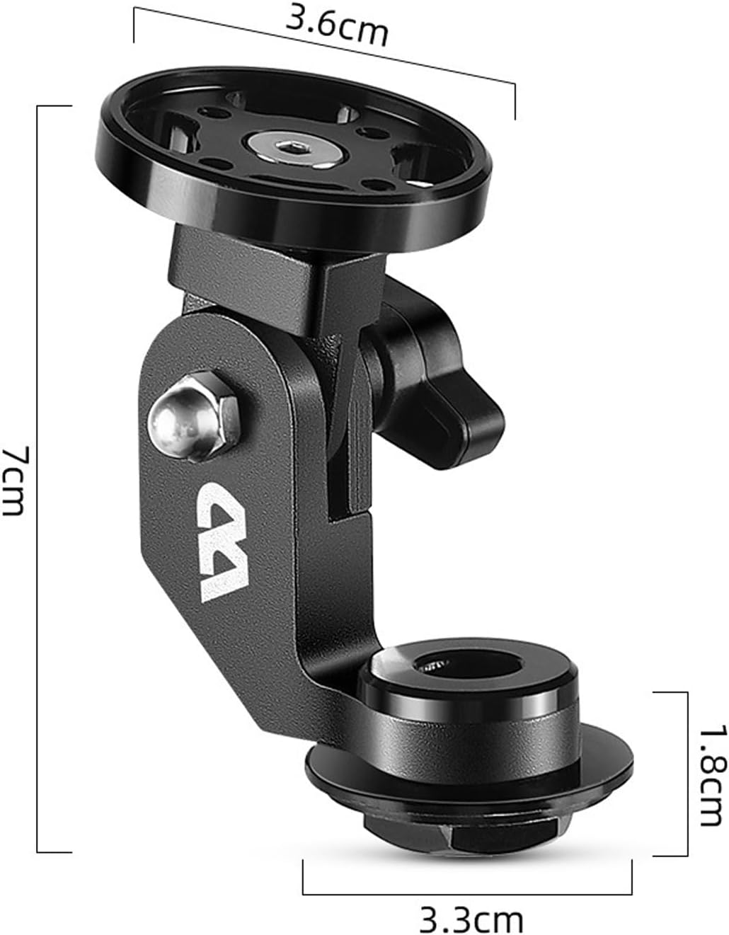 KMRDND Vorbau Kappe Fahrrad Computer Halterung für Garmin Edge 130, 530, 540, 800, 830, 840, 1000,10