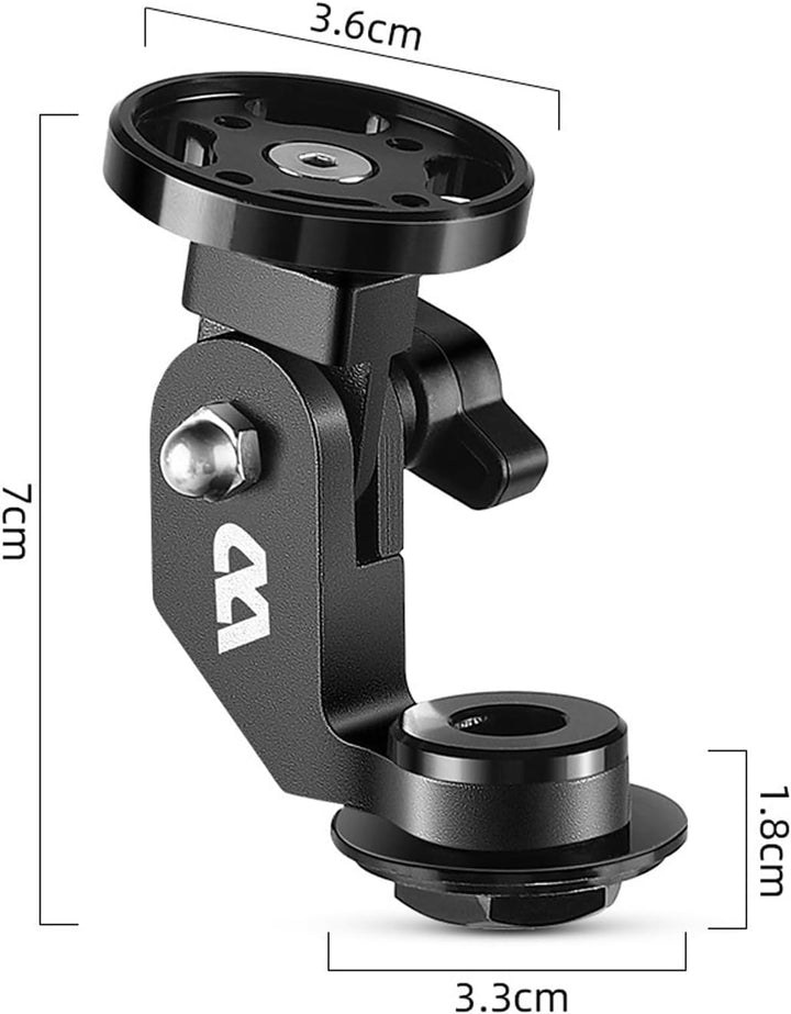 KMRDND Vorbau Kappe Fahrrad Computer Halterung für Garmin Edge 130, 530, 540, 800, 830, 840, 1000,10