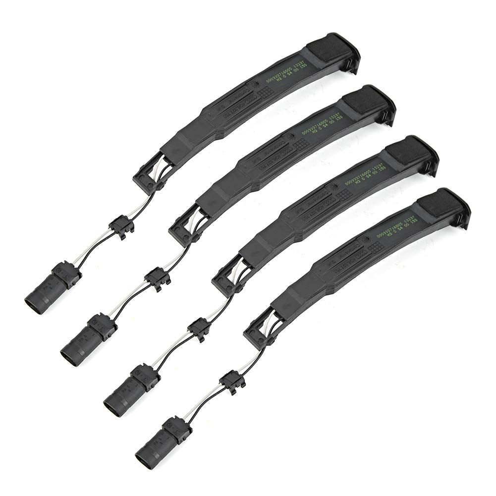 Türgriffsensor, 4-tlg. Türgriffsensor, Stiftschalter, Passend für A1 A4 Avant A6 4G8927753, Schwarz