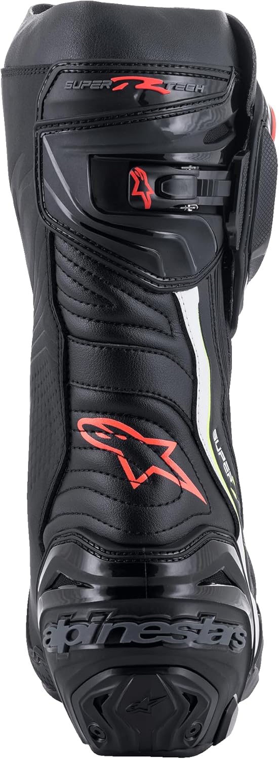Alpinestars Unisex MotorradssMotorradstiefel 41 EU Schwarz Gelb Rot, 41 EU Schwarz Gelb Rot