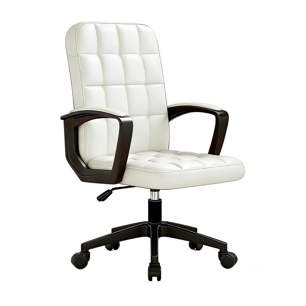Leder Ergonomische Schreibtischstuhl-Bürostuhl, 360 ° Schwenk Mit Hoher Dichte, Höhepunkt, Höhe Eins