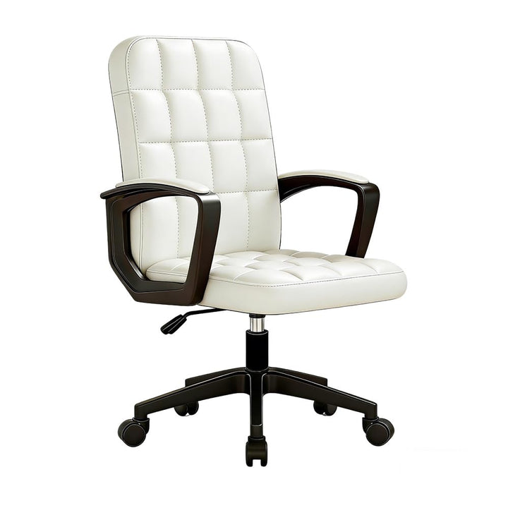 Leder Ergonomische Schreibtischstuhl-Bürostuhl, 360 ° Schwenk Mit Hoher Dichte, Höhepunkt, Höhe Eins