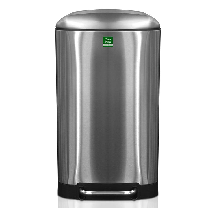 casa pura Design Tretmülleimer Cubo mit Absenkautomatik | 30 Liter | Abfalleimer mit Softclose Decke