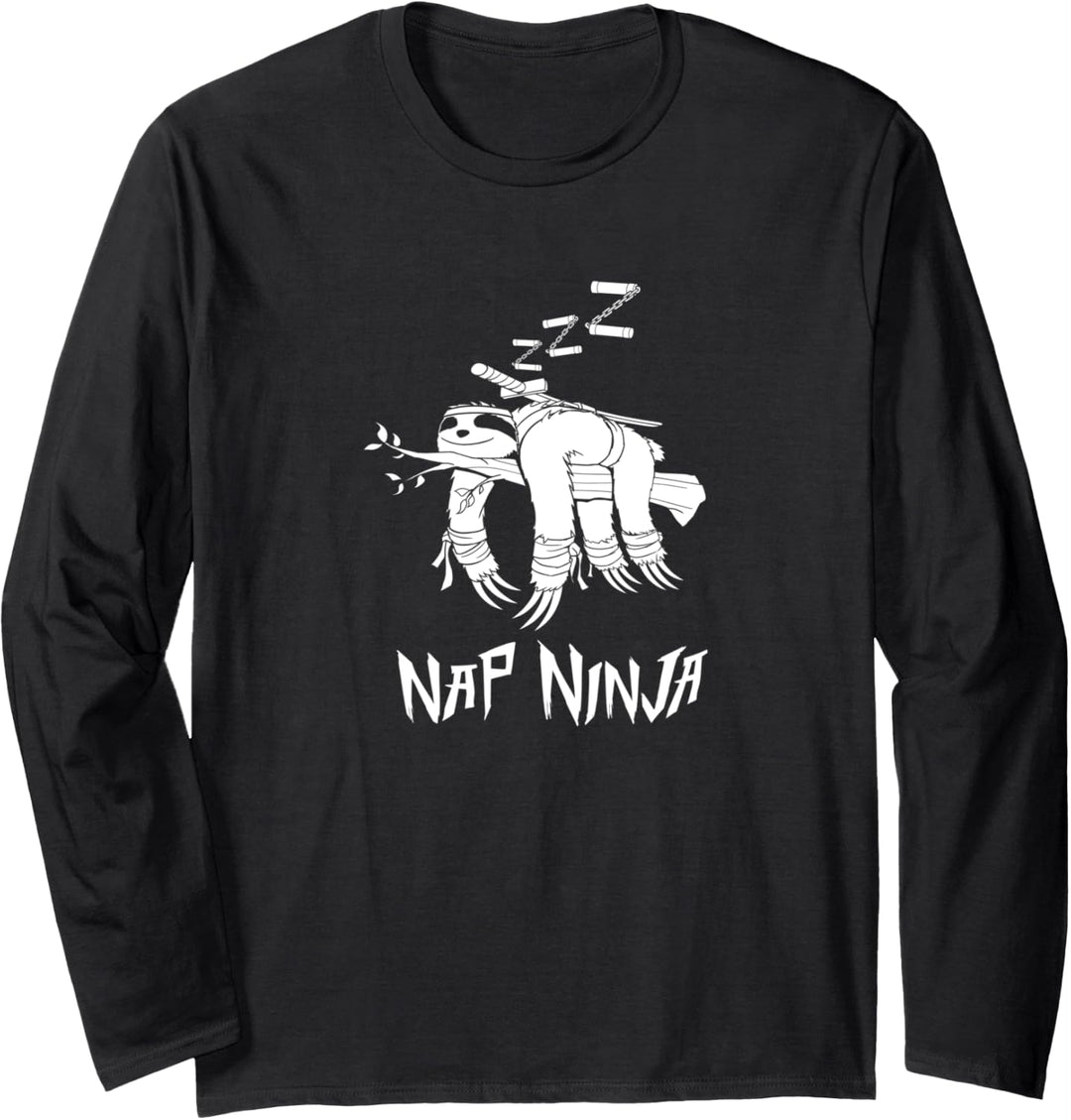 Nickerchen Ninja Langarmshirt