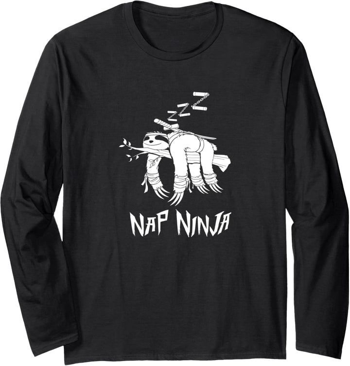 Nickerchen Ninja Langarmshirt