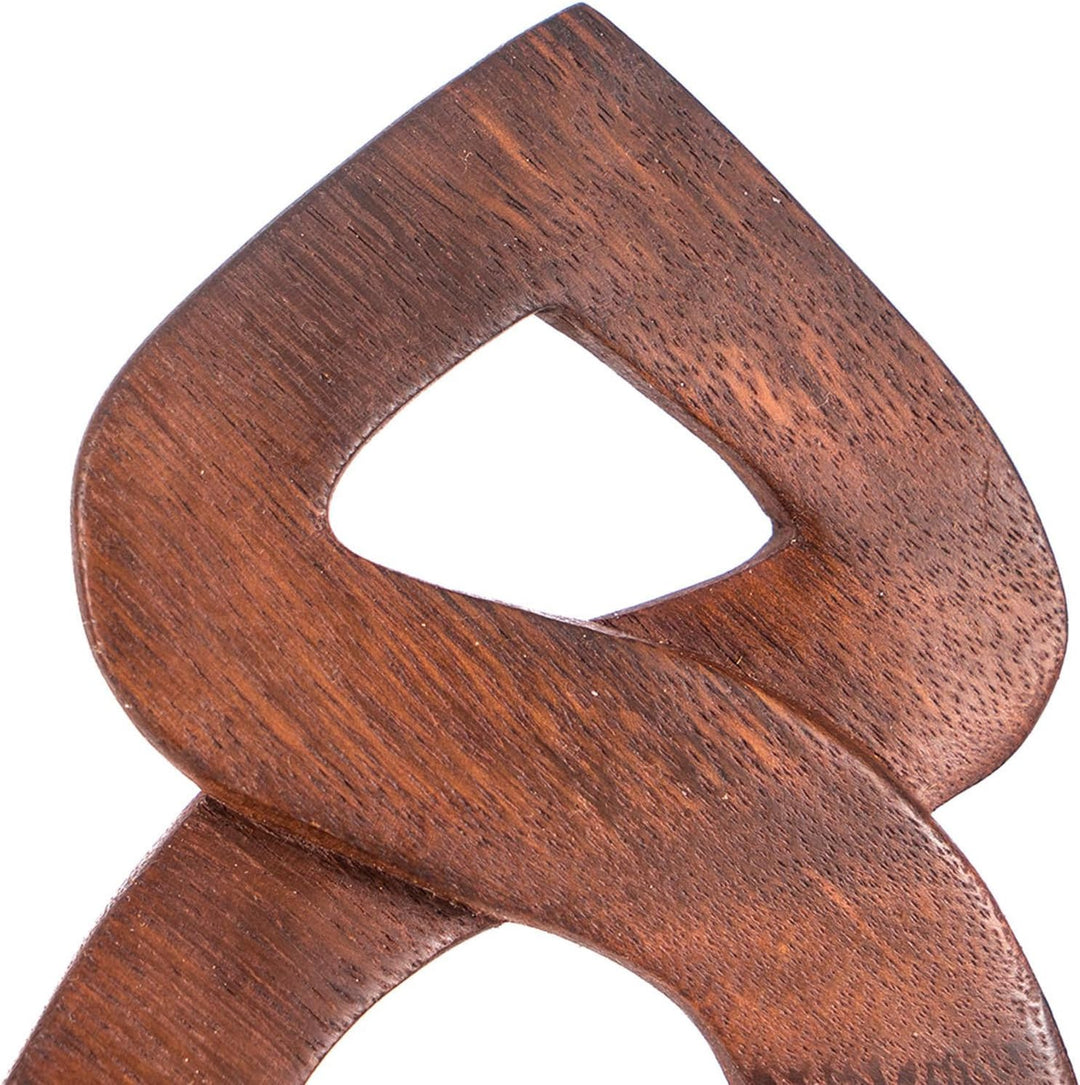 Windalf Wanddeko RUNENZAUBER 30 cm Celtic Wandholzbild Holzdeko Handarbeit aus Holz