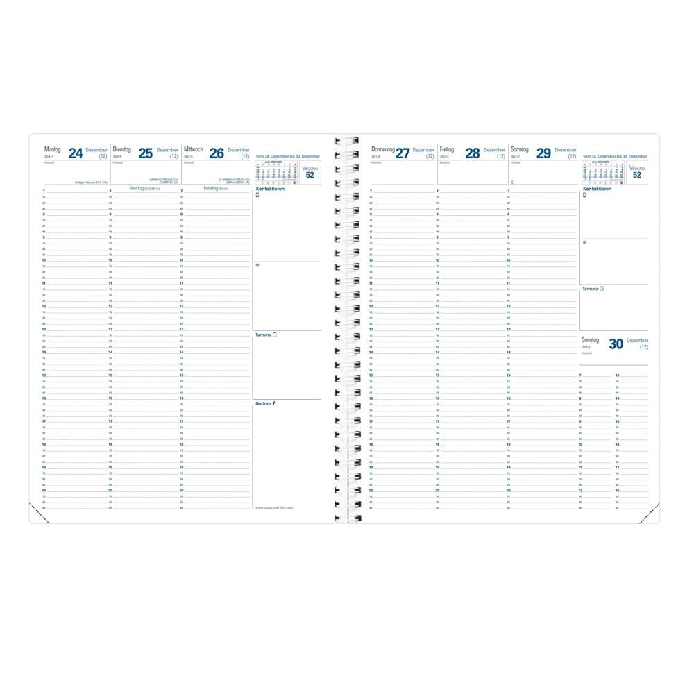 Quo Vadis Recharge (ohne Decke) Agenda Eurequart 24 x 30 cm