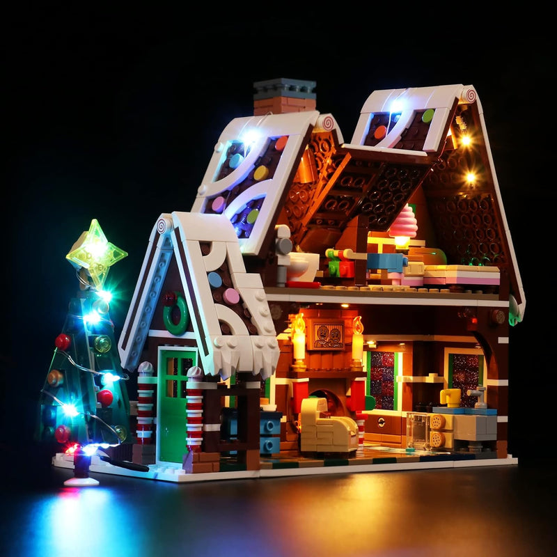 Led Licht Set für Lego Lebkuchenhaus, Led Beleuchtungs Set für Lego 10267 Lebkuchenhaus - Nur Lichte