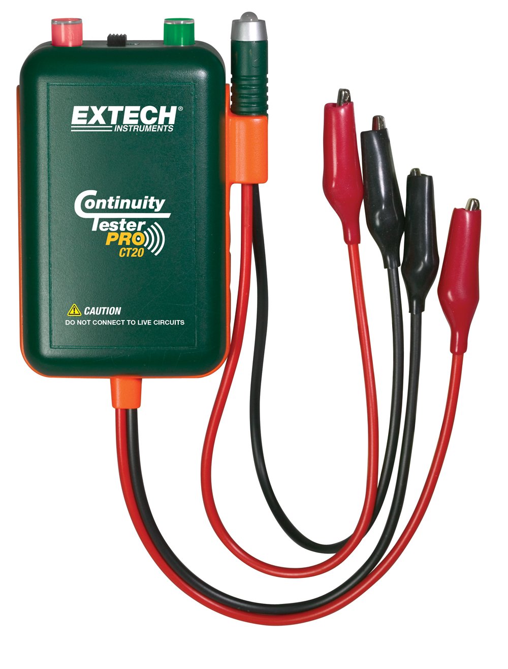 Extech Instruments CT20 Fern- und Lokal-Durchgangsprüfer, Grün Single, Single