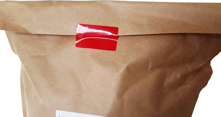 1000 Stk - Siegel 35 * 20mm rot - Verschlussetiketten, Sicherheitssiegel, Qualitätssiegel Garantie-S