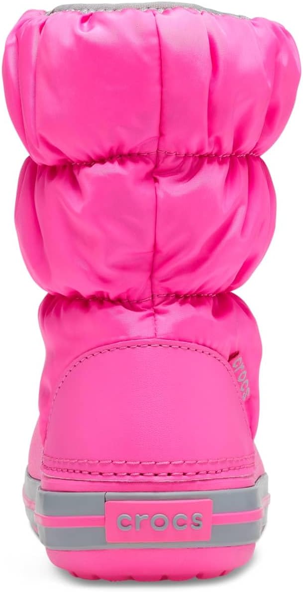 Crocs Unisex Kinder Winter Puff Boot Kids Schneestiefel, Pink