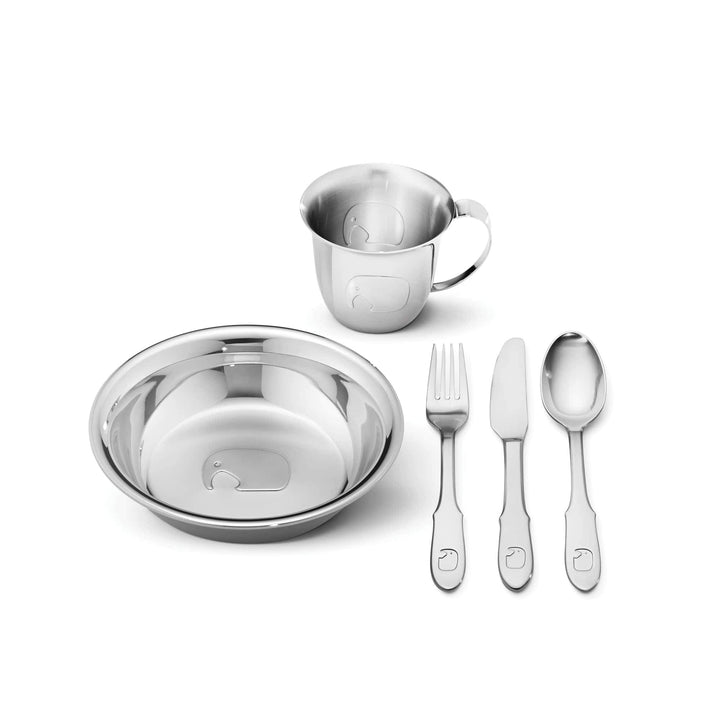 Georg Jensen Elephant Child Set, 5 Pcs