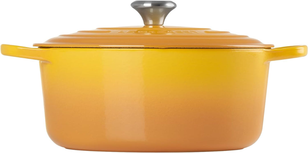 Le Creuset Signature Gusseisen-Bräter mit Deckel, Ø 28 cm, Rund, Für alle Herdarten und Induktion ge