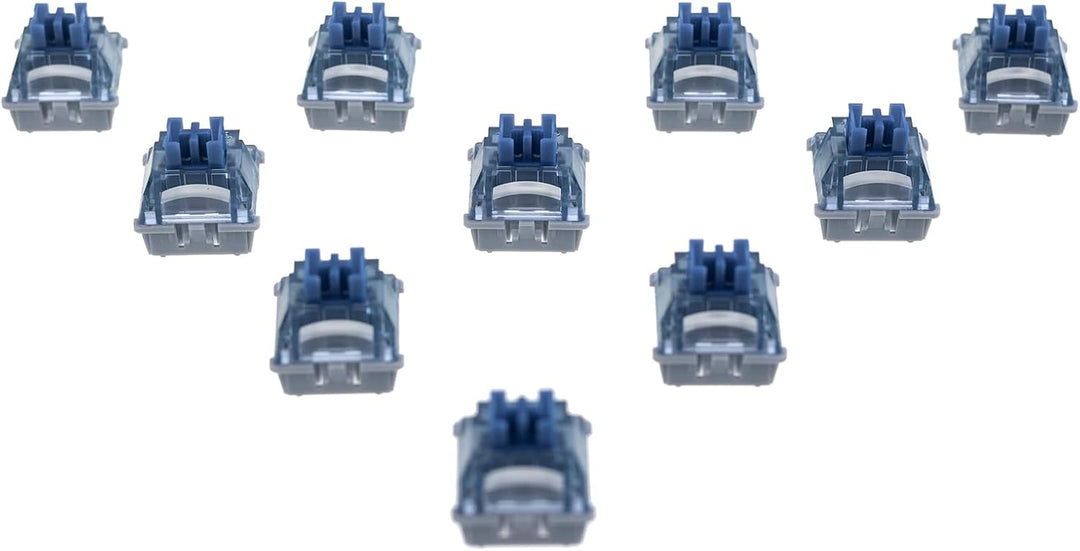 GK GAMAKAY Tactile Silent-Schalter mit LED Diffuser für Mechanischer Tastatur, 3 Pin Pre-lubed Switc