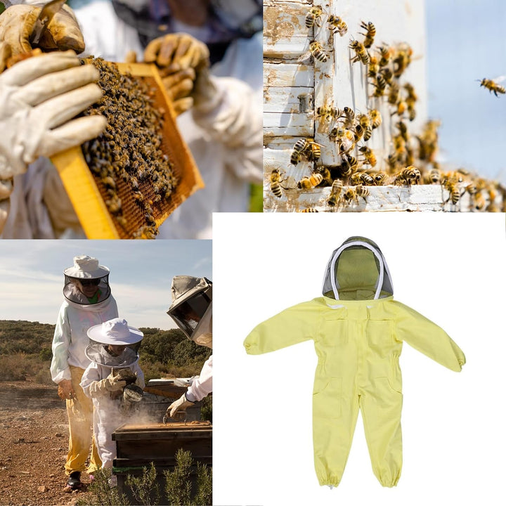 DEWIN Kinder Imkeranzug,Bienen Schutzanzug Kinder Bienenzucht Schutzanzug Bienenzucht Wirkung Zum Sc