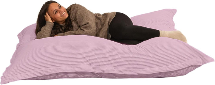 bananair - Sitzsack XXL aus Cordstoff Breit Gerippt für Kinder und Erwachsene - Weich und Bequem - M