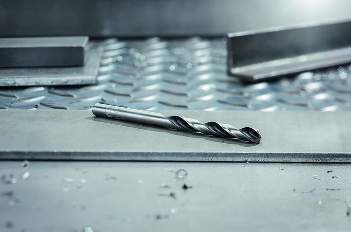 Bosch Professional 5 Stück HSS Spiralbohrer PointTeQ (für Metall, 10,9 x 94 x 142 mm, Zubehör Bohrsc