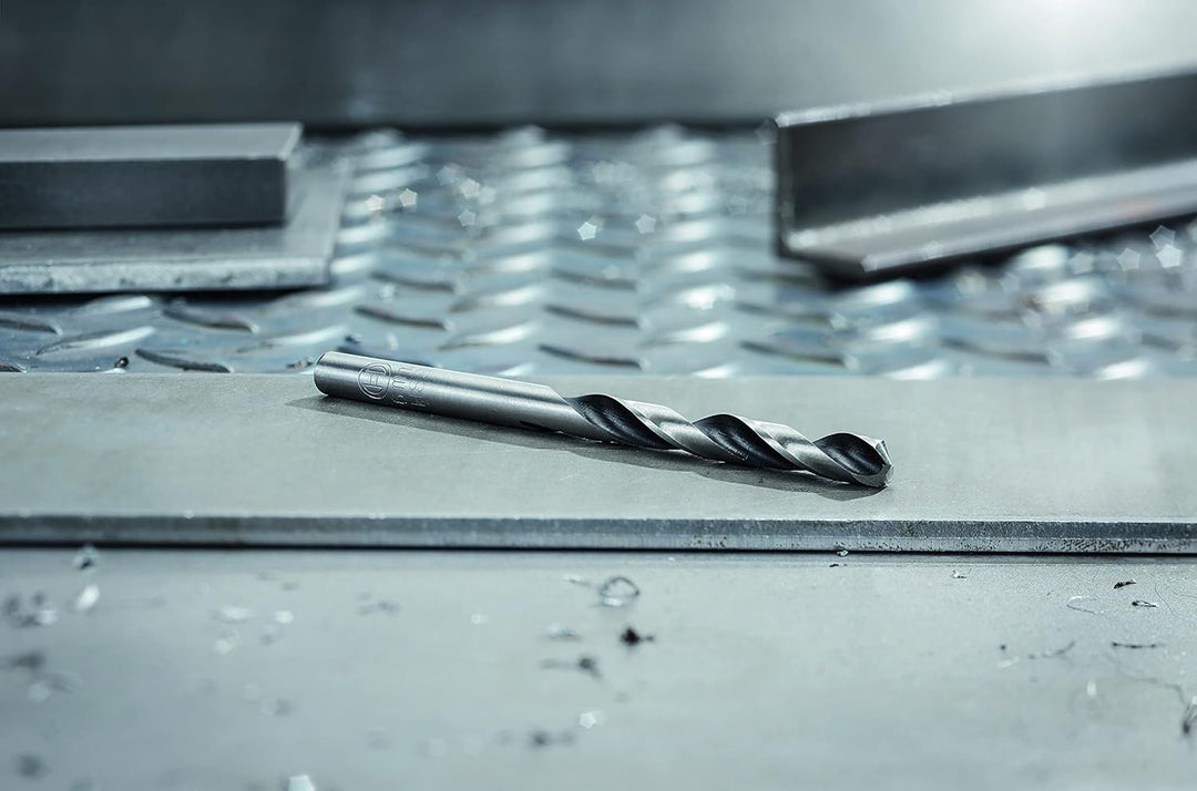 Bosch Professional 10 Stück HSS Spiralbohrer PointTeQ (für Metall, 8,3 x 75 x 117 mm, Zubehör Bohrsc