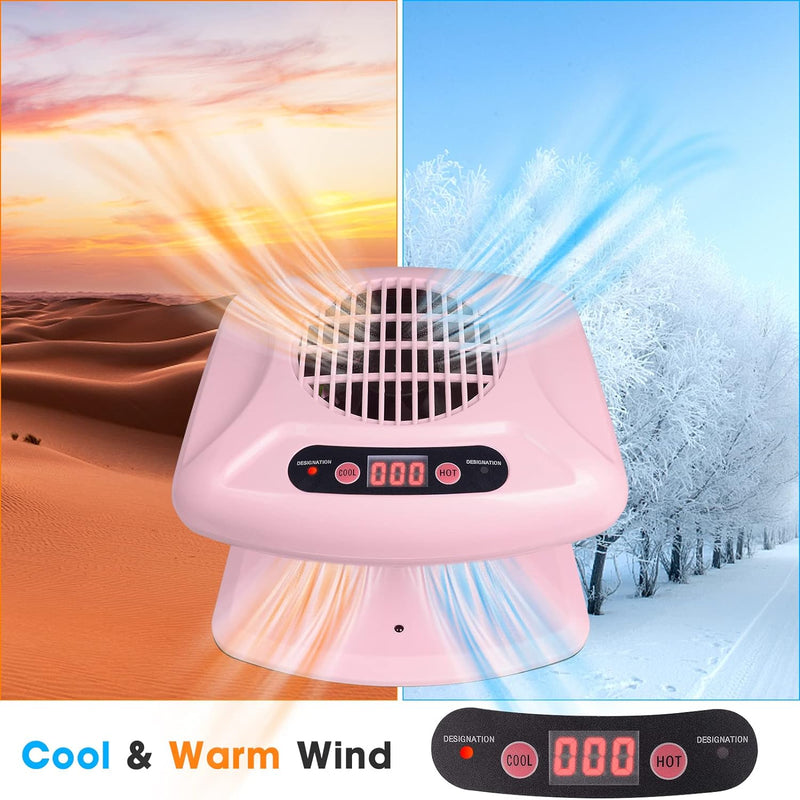 Air Nail Dryer mit automatischem Sensor, 300 W Timing Air Nail Fan Föhn für beide Hände und Füsse, w