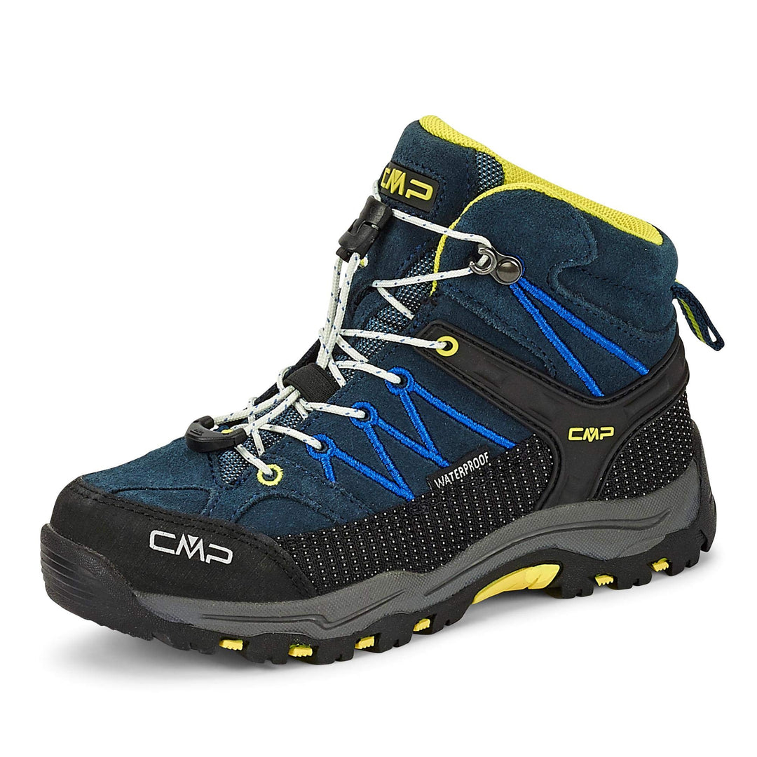 CMP Unisex Kinder Kids Rigel Mid Trekking Shoes WpTrekking-Schuhe 28 EU Cosmo Lemonade, 28 EU Cosmo