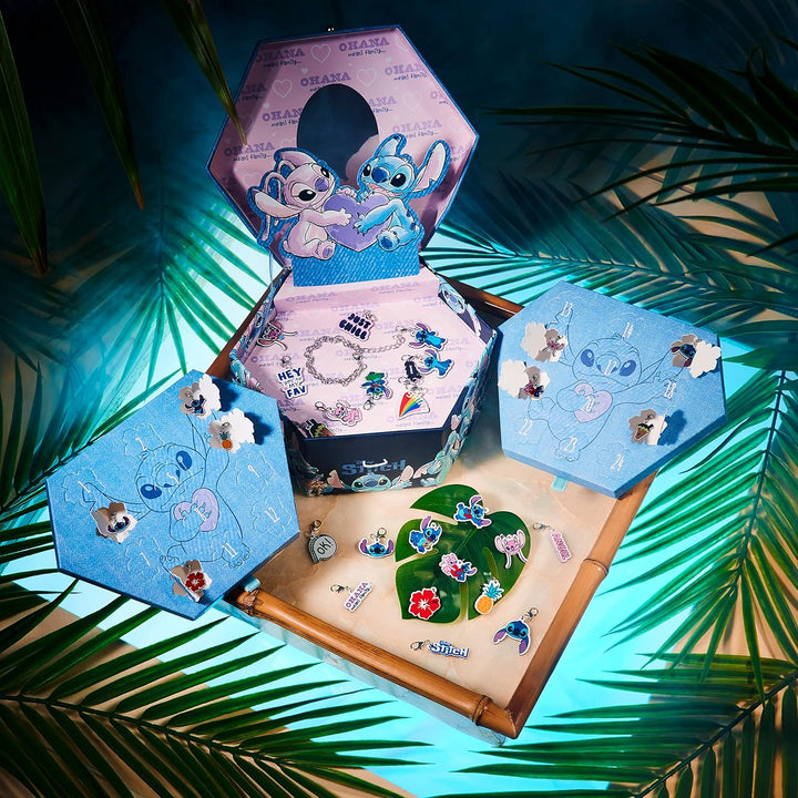 Disney Stitch Adventskalender 2023, Mädchen Charm Armband Weihnachten Countdown Kalender (Stitch Jew