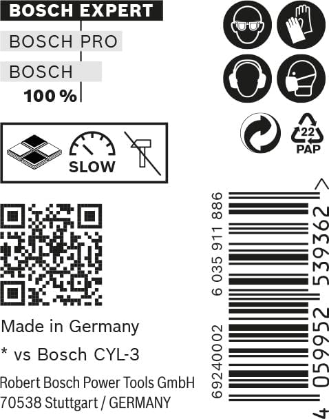 Bosch Professional 10x Expert CYL-9 MultiConstruction Bohrer (für Beton, Ø 8,00x120 mm, Zubehör Schl