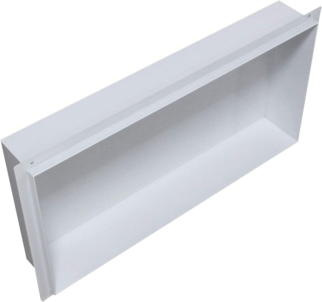 Bernstein Wandnische BS603010 60 x 30 x 10 cm randlos aus Edelstahl in Schwarz, befliesbare Duschnis