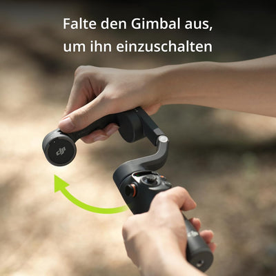 DJI Osmo Mobile 6 Fill Light Combo, 3-Achsen-Handy-Gimbal, integr. Verlängerungsstab, tragbar & falt