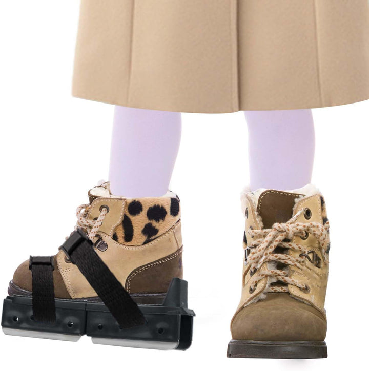 PEUTIER Schlittschuhe für Kleinkinder, Verstellbare Kinder Schlittschuhe Doppelläufer Gleitschuhe mi