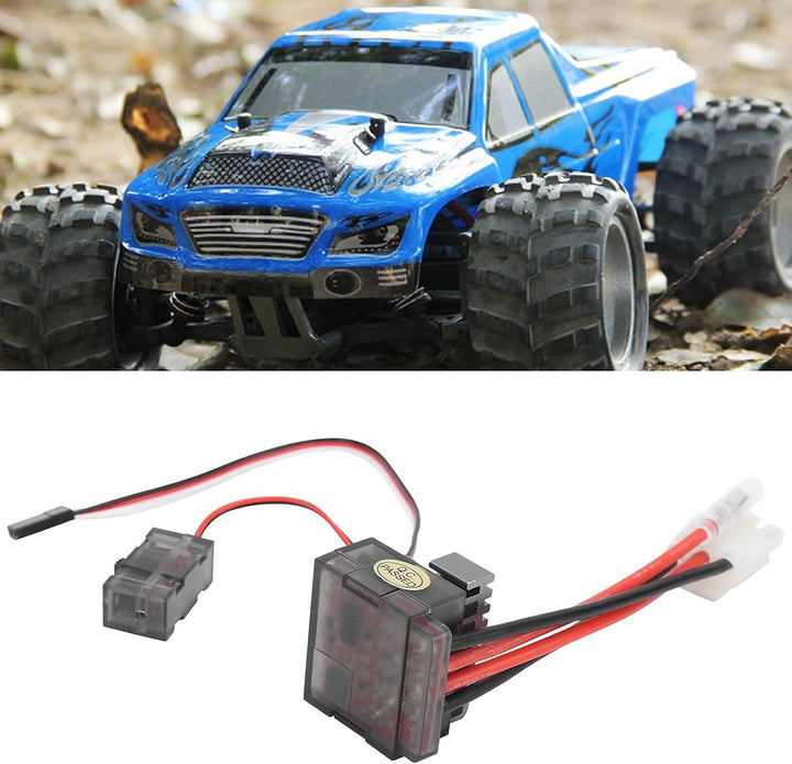 ESC RC-Bürstenregler, 7,2-16 V ESC Elektronischer Geschwindigkeitsregler Hochspannungs-Zweiwege-Gesc