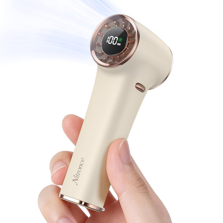 Mini Ventilator, 97g Ultra Leicht 20000RPM Portable Fan mit Bis Zu 10m/s Windgeschwindigkeit, USB-C