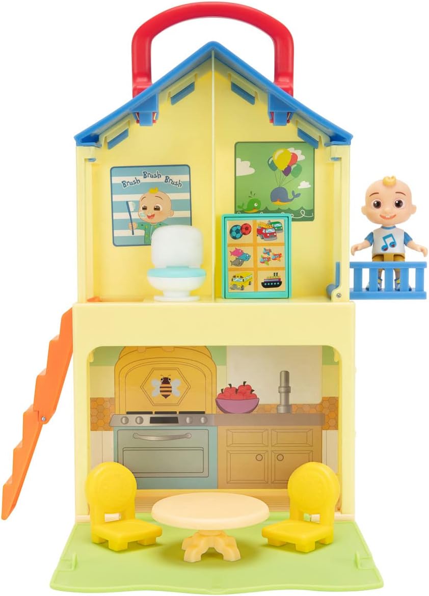 BANDAI CoComelon JWC0109 Pop N House Spielset, ab 3 Jahren, Mehrfarbig